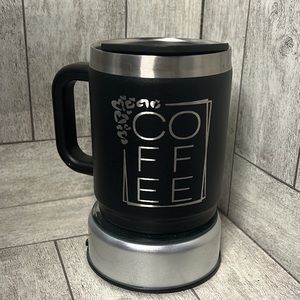 COFFEE TAL etched stainless steel tumbler